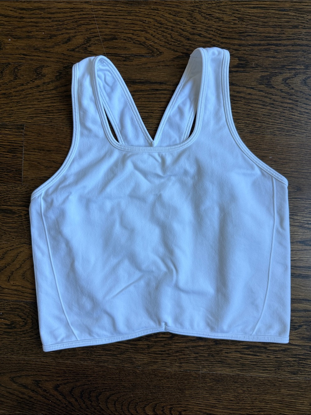 Athleta Girl White “Rise Above Real Soft” Tank